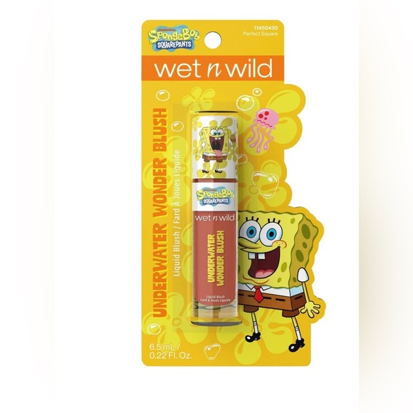 Wet N Wild SpongeBob Underwater Wonder Liquid Blush - Perfect Square - Picture 7 of 7